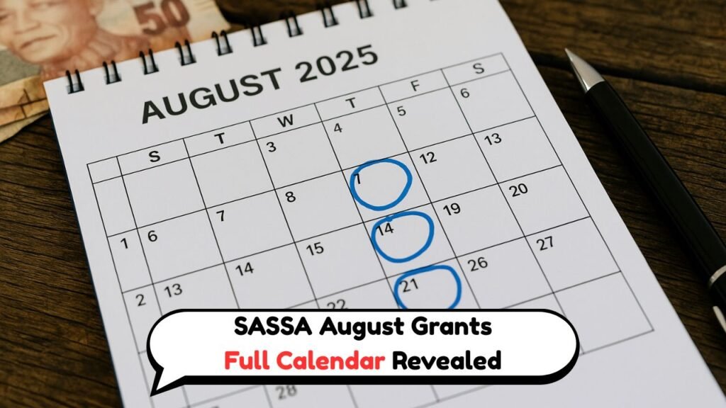 SASSA August 2025 Grants