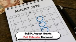SASSA August 2025 Grants: Full Payment Calendar & Dates Revealed Inside
